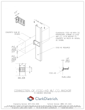 Stud Connection Bypass FCSC-HD (1) anchor